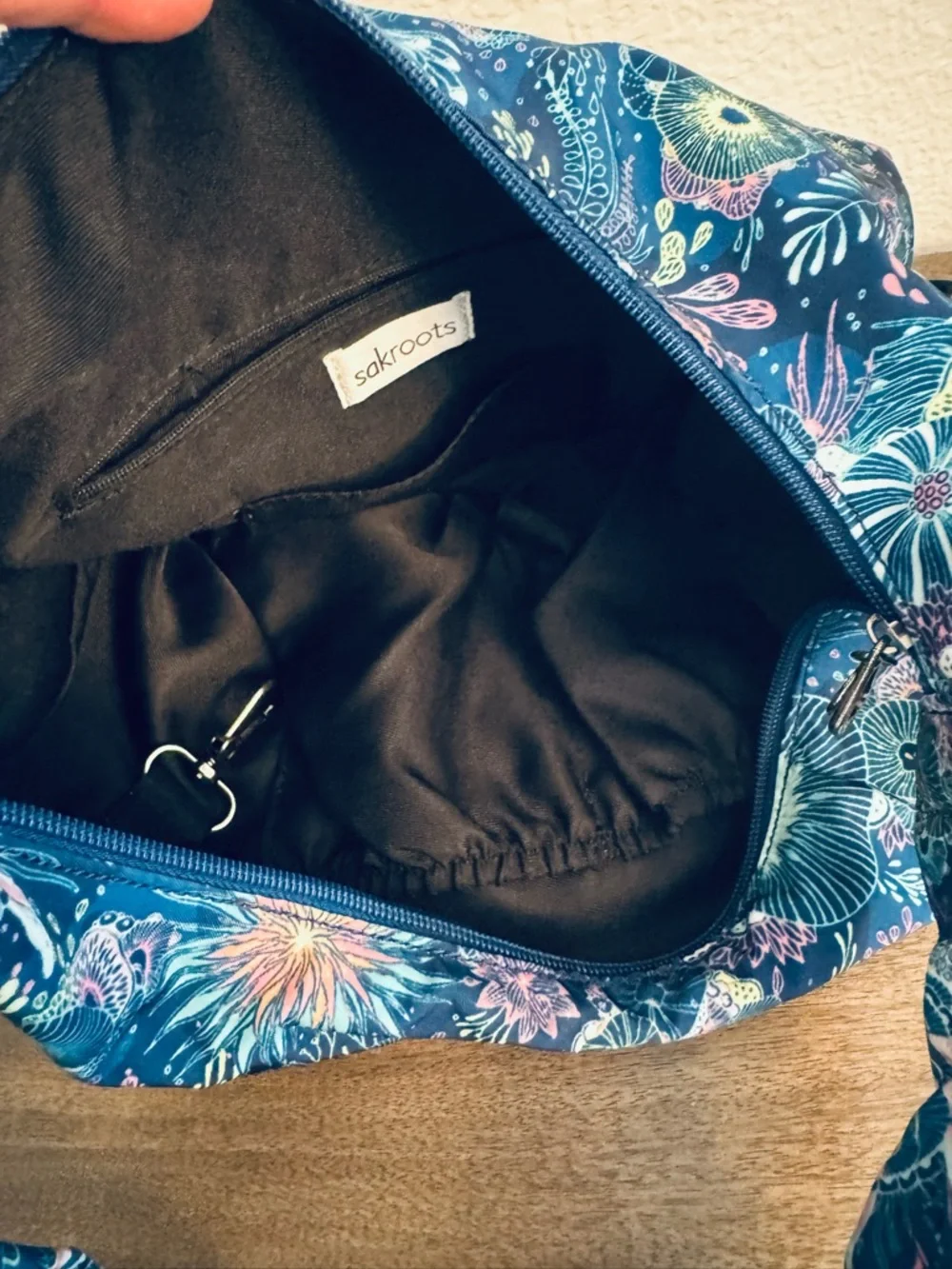 Sakroots The Sak Royal Blue Seascape Hobo Purse Bag